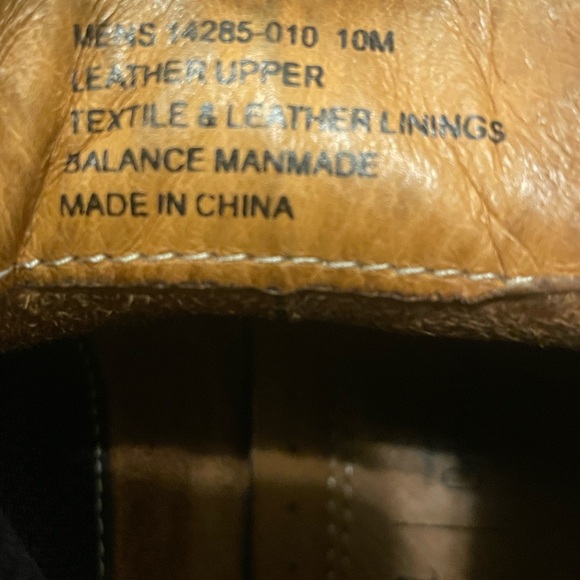 Men’s Black Leather Florsheim Chelsea Boots in Sz US10 - Picture 8 of 8